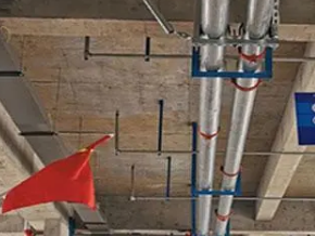新河管廊支架的安装方法